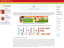 Tablet Screenshot of indiancliparts.com